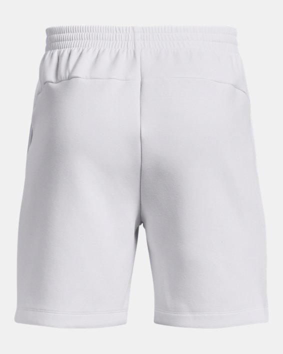 Men's UA Unstoppable Fleece Shorts in White image number 6